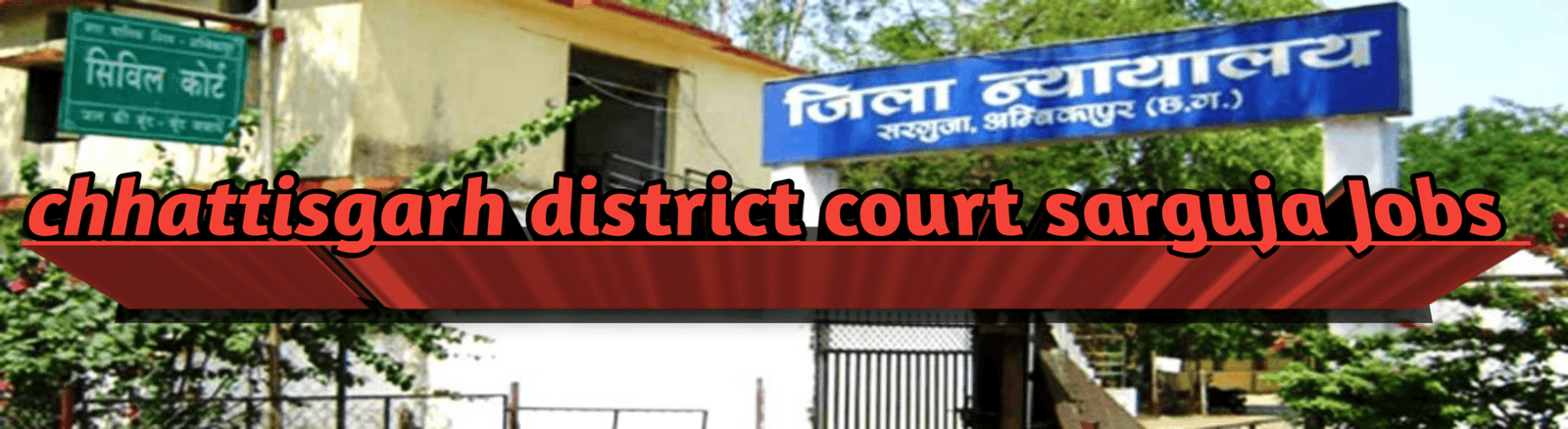 Chhattisgarh district court sarguja jobs